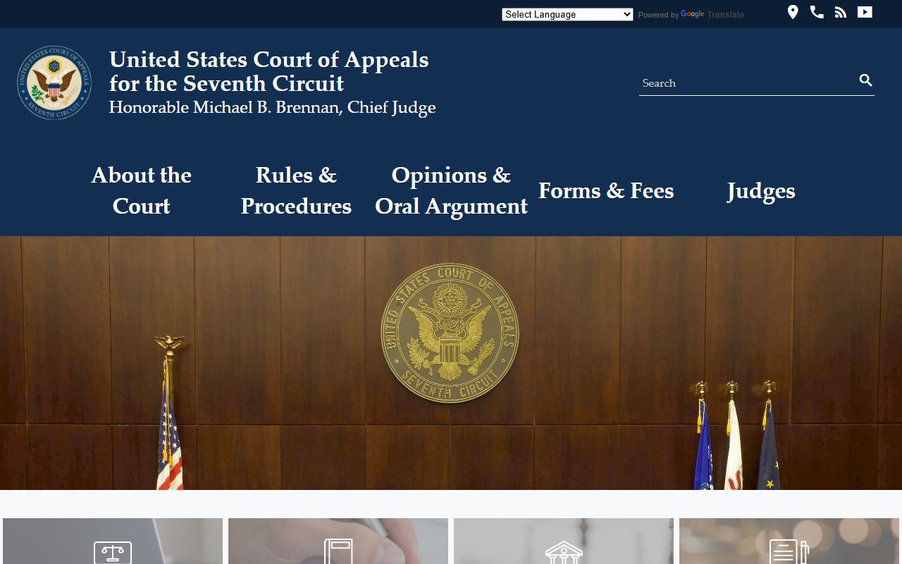 Seventh Circuit Court of Appeals, separate from Lake County traffic court records